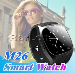 M26 smartwatch Wirelss Bluetooth Smart Watch Phone Bracelet Camera Remote Control Antilost alarm Barometer X6 A1 watch for Androi2510157