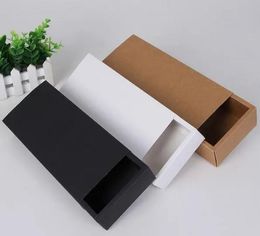 wholesale Eco Friendly Kraft Paper Cardboard Drawer Box Socks Underwear Gift Packaging Storage Paper Box Colour Mixed ZZ