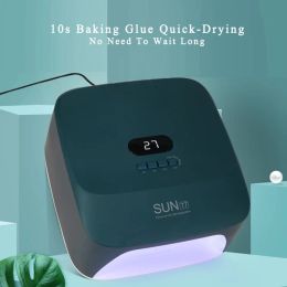 Dryers 48w Uv Nail Dryer Lamp Led Light Fast Drying All Gel Curing Polish 4 Timer Professional Salon Equipment Hine Manicure Tool T7