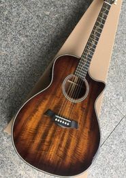 Custom whole 41 inch k24 koa solid acoustic electric guitar ebony fingerboard provide custom service7048487