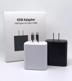 45W super fast charger TA845 with 5A typeC cable wall charging for Samsung Galaxy S20S21S22 Ultra by Retail package9544034