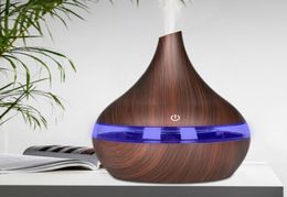 300ml USB Electric Aroma Air Diffuser Wood Ultrasonic Air Humidifier Cool Mist Maker For Home6234320