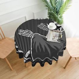 Table Cloth The Sound Of Silence Tablecloth 60in Round 152cm Soft Decorative Border Festive Decor