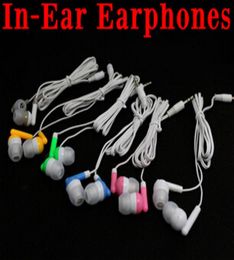 200pcs 35mm Jack Cell Phone Earphone In Ear Phone Earbuds for iPod iPad Mp3 Mp4 Samsung iPhone 6 color colorful Headphone as pict2667686