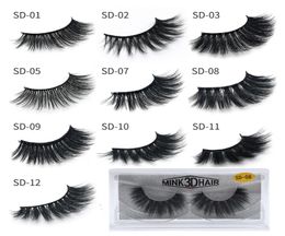 3D Mink Eyelashes Whole Natural False Eyelashes Soft make up Eyelashes Extension Makeup Fake Eye Lashes Pack 3D Mink Lashes Bu2864565