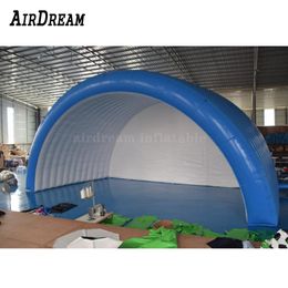 10mWx6mDx5mH (33x20x16.5ft) high quality Multi-function oxford giant inflatable stage tent air roof cover for music festival party event