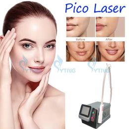 Picosecond Tattoo Removal Nd Yag Laser Machine with 6 Tips Pigment Treatment Freckle Removal Spot Removal