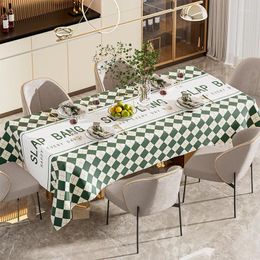 Table Cloth A-9 Tablecloth Oil-proof Waterproof Anti-scalding No-wash PEVA Rectangular Cover Desk Coffee Flag Dining Mat