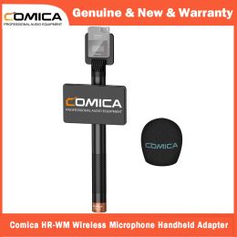 Microphones Comica HRWM Handheld Adapter For SYNCO G2 Godox Wireless Microphone Detachable Adapter For Interview Report Mic Accessories