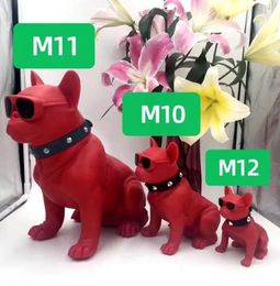 Bluetooth speaker dog head bulldog gift ornaments wireless M11 card M10 cartoon M12 foreign trade audio creative3205125