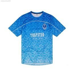 Mens T-shirts Mens Tshirts Limited Trapstar London Tshirt Short Sleeve Unisex Blue Shirt for Men Fashion Harajuku Tee Male t s Dhcg6