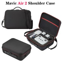 Bags PU/Nylon Bag For Mavic air2 Carrying Handbag Storage Case With Remote Cover For DJI Mavic Air 2 Protection Black Portable bags