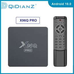 Box X96Q PRO Smart TV BOX android 10.0 4k brasil 2.4g wifi 1080P Allwinner H313 frete gratis para brasil boitier android tv