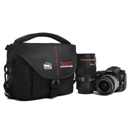 Bags Fosoto Dslr Camera Bag Fashion Polyester Shoulder Bag Waterproof Camera Case for Canon Nikon Sony Lens Pouch Bag Photo Video Bag