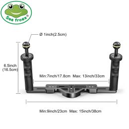 Cameras Diving Camera housing Handle Tray Set Flex Arm Bracket Handheld Stabiliser for Phone Camera Underwater Photography Accessory