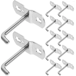 Hooks 12 Pcs Supermarket Shelf Rack Hook Exhibition Display Fit For Square Tube