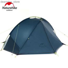 Tents and Shelters Naturehike Camping Tent Ultralight Nylon Waterproof 3 Season Tent Outdoor Hiking 1-2 Person Single Backpacking Cycling Tent L48