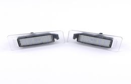 2pcs 6500k LED Licence Plate Light for Hyundai Elantra 20112013 I30 20122014 Auto Replacement Rear Car9011012