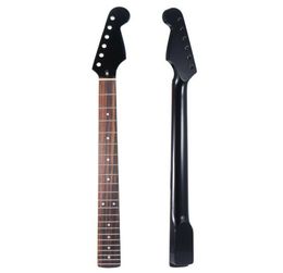 Matte Black Canadian Maple ST Electric Guitar neck 22 Fret Rosewood Fingerboard5514507