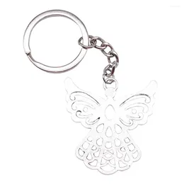 Keychains 1pcs Angel Guardian Aesthetic Ornaments Vintage Jewellery Cute Ring Size 28mm