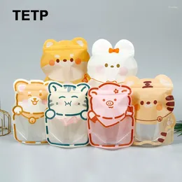 Storage Bags TETP 50Pcs Food Packaging With Clear Window Birthday Baby Shower DIY Candy Cookies Packaigng Lollipop Decoration Favours