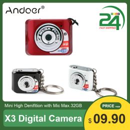 Parts X3 Digital Camera Portable Mini High Denifition Digital Camera Mini Dv Support 32gb Tf Card with Mic