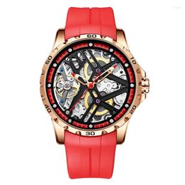 Wristwatches AILANG Men Watches Luxury Top Brand Automatic Mechanical Wrist Watch For Skeleton Waterproof Relogios Masculino