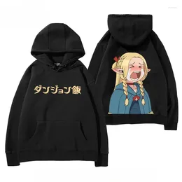 Men's Hoodies Delicious In Dungeon Marcille Donato Cosplay Hoodie Women Men Harajuku Sweatshirt Streetwear Hip Hop Pullover Hooded Jacket