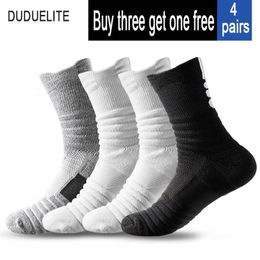 Professional Basketball Socks Elite Tube Thick Towel Nonslip Sweatabsorbent Training Sports Men Women 240408