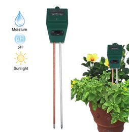 3 in 1 PH Tester Meters Soil Water Moisture Light Analized Garden Farm Lawn Plant Flower Test Meter Detector8555999