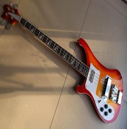 Whole Quality Left Handed 4 string 4003 electric bass guitar in Cherry 1202184961528