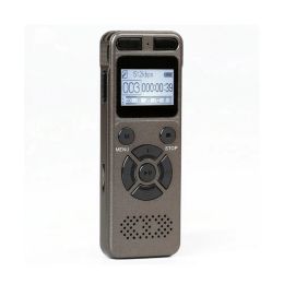 Players Gray Secret Digital Audio Voice Recorder 8GB 16GB 32GB Professional Portable Recorder MP3 For Business Support Up to 64G TF Card