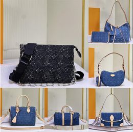Denim collection designers luxurys men's and women's handbag vintages denim bag bag shoulder bag Fashion shoulder bag Crossbody Bag LR
