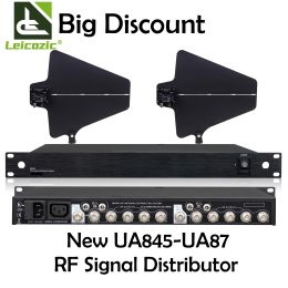 Equipment Leicozic Rf Signal Distributor Antenna Distribution System Ua845u87 Wireless Microphone 5 Channel Signal Booster Amplifier