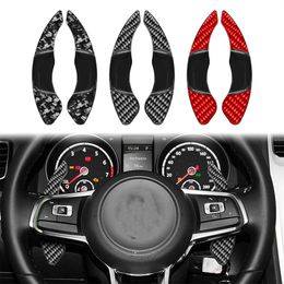 Carbon Fibre Steering Wheel Shift Paddle For VW Golf 7R GTR Tiguan L Lamando GTS Variant Scirocco Teramont X Sagitar GTI R Polo GTI T-ROC