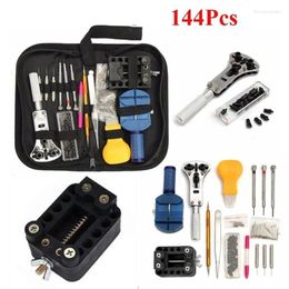 Watch Repair Kits 144 Pcs Set Tool Box Holder Pin Remover Spring Strip Kit For Watchmakers