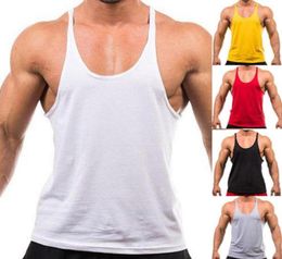 Men039s Tank Tops Men39s Sleeveless Singlets Muscle Vest Gym Fitness Workout Top1682590