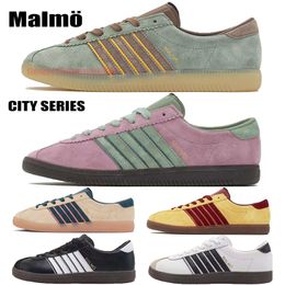 Free Shipping Originals Malmo City Series Trainers LAKE BLUE MODERNA MUSEET PINK LAND SWEDISH AGGAKAKA Designer Mens Womens Casual Sneakers Classic Shoes 36-45