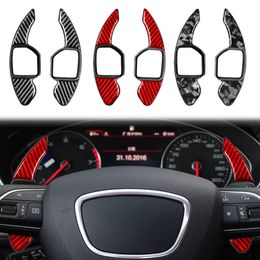 Carbon Fibre Steering Wheel Paddle Shifter for Audi A3 A4L A5 A6L A7 A8 S3 S5 S6 S7 S8 SQ5 RS3 RS6 R8 Q3 Q5 Q7 2011-2018