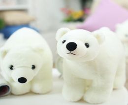 2018 lovely soft cuddly animal polar bear plush doll stuffed nice white bear toy for kids gift decoration 45cm x 27cm7380546