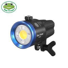 Bags Seafrogs 5000lm Professional Scuba Diving Flashlight Underwater Diving Strobe Light 100m Waterproof Led Photography Video Light