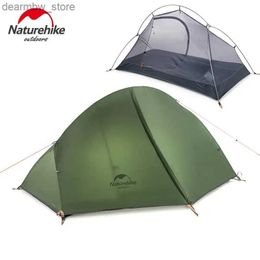 Tents and Shelters Naturehike Tent Ultralight 1 Person Cycling Tents Portable Backpacking Tent 20D Nylon Waterproof Tent Camping Tent Hiking Tent L48