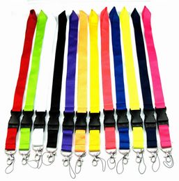 CellPhone Lanyard Straps Clothing brand Keychain Phone Keys Camera IDs Badge Holder Detachable Buckle White Black PINK Red lanyard6916470