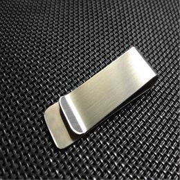 Money Clips New High Quality Stainless Steel /Silver New Slim Pocket Cash ID Credit Card Cash Dollar Holder Small Mini Magic Money Clip 40 240408