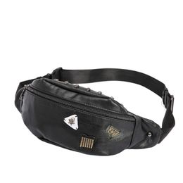 Unisex Men Women leather Sport Runner Fanny Pack Belly Waist Bum Bag Fitness Running Belt Jogging Pouch Back grid chest bag For Girls Handbag