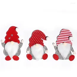 Dinnerware Sets Xmas Hat Fork Knife Cutlery Bags Christmas Tableware Decor 2024 Covers Holder Bag Reusable Cartoon Washable