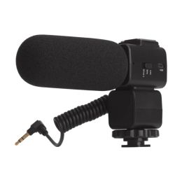 Microphones Professional Condenser Oncamera Microphone for DSLR Cameras Camcorders 3.5mm Recording Microphone