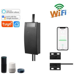 Control Tuya Smart WiFi Garage Door Sensor Door Open Closed Detectors Remote Controller Wifi Switch Works With Google Home Alexa