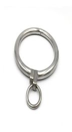 Bondage Stainless Steel Necklet Collar Metal Neck Ring Restraint Locking Pins Adult Bdsm Sex Games Toy For Male Female5945248