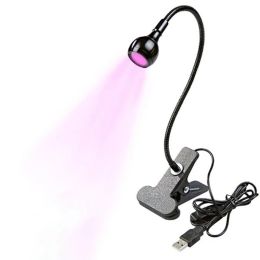 Dryers UV LED Nail Lamp Mini LED Nail Lamp Gel X Lamp For Nails With Securing Clip Rotatable LED Light